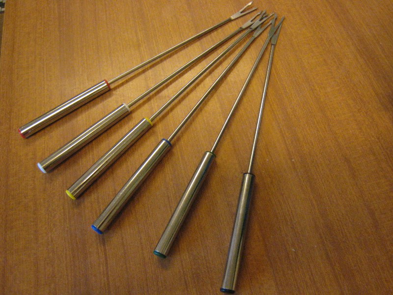 Meat fondue forks - Fourchettes pour fondue bourguignonne