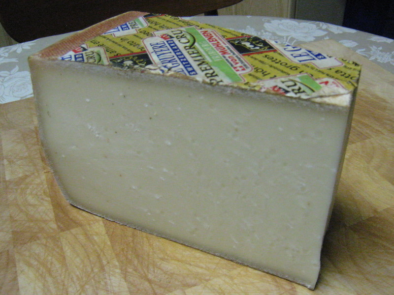 a nice piece of Gruyere cheese