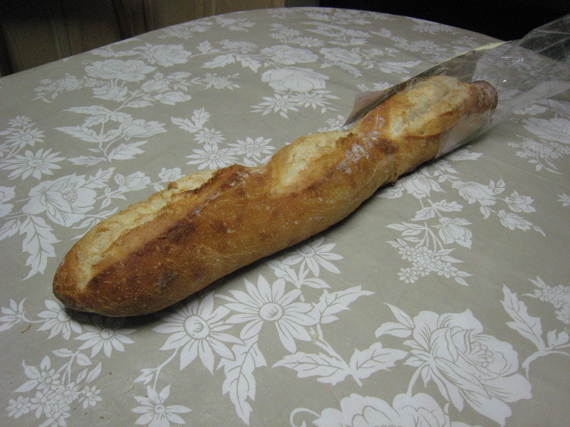 Baguette with a nice crust